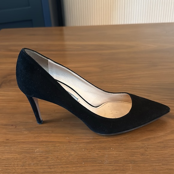 Prada pointed toe 85m suede stiletto - Picture 5 of 12